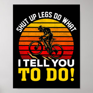 Bike Mountain Biking Mtb Downhill Design For Cycli Poster