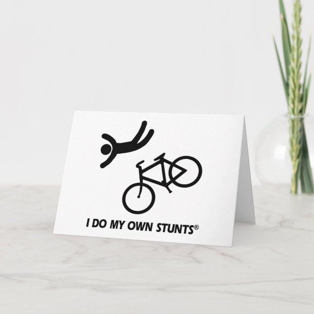 Bike My Own Stunts Card (Front)