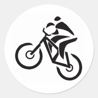 Bike Near Patagonia Classic Round Sticker