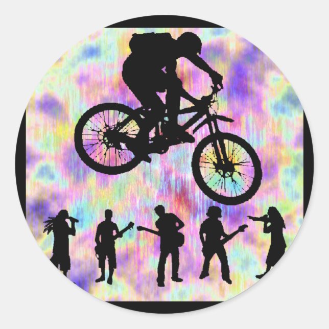 Bike NEXT MOVE Classic Round Sticker (Front)