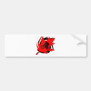 Bike O Canada Bumper Sticker