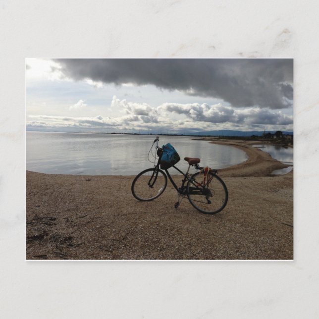 Bike on the Beach Postcard (Front)