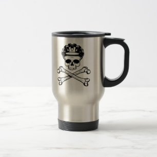 Bike or Die - Bike and Crossbones Travel Mug