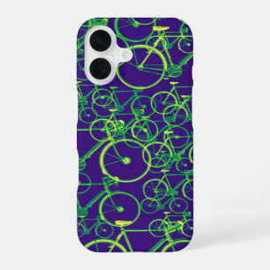 Bike pattern design iPhone 16 case