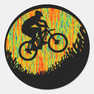 Bike Press Forward Classic Round Sticker