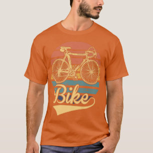 Bike Retro Mountain Bike Cyclist Riding Biker Bicy T-Shirt