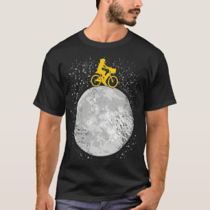 Bike ride on the moon Gift idea 2 T-Shirt