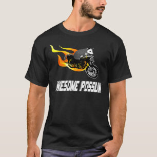 Bike Rider Awesome Possum T-Shirt