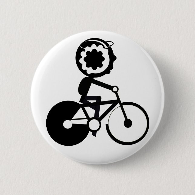 Bike Rider Button (Front)