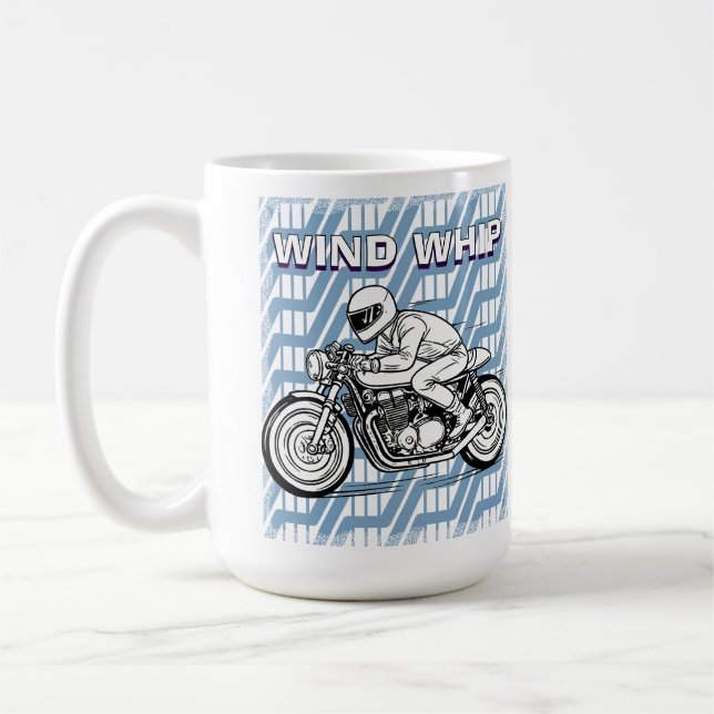 bike rider coffee mug (Left)