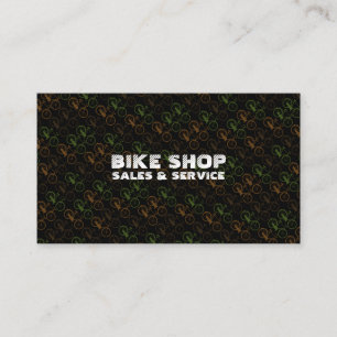 Bike Sales Bicycle Cycling Shop Service Repair Business Card