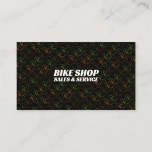 Bike Sales Cycling Bicycle Shop Service Repair Business Card
