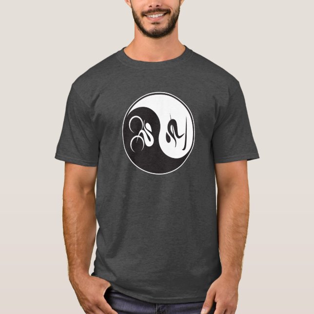 BIKE-SKI YIN-YANG T-Shirt (Front)