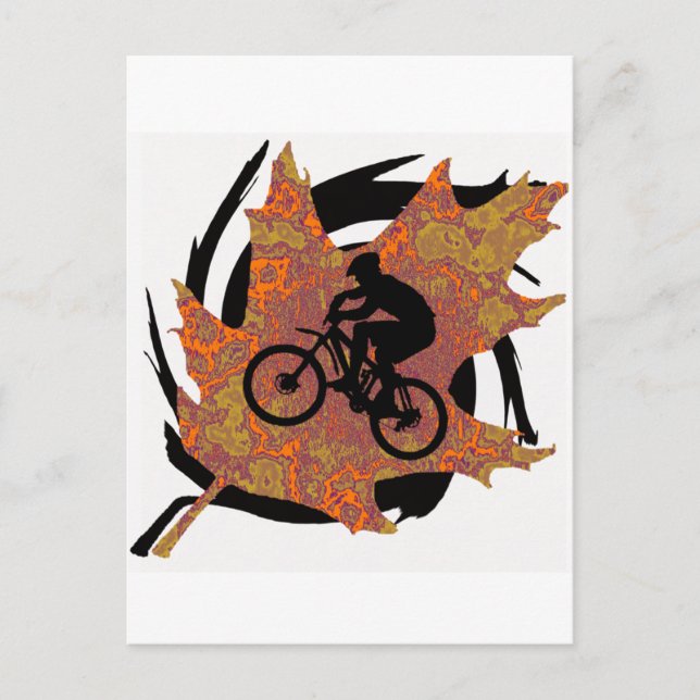 Bike Smoke Style Postcard (Front)