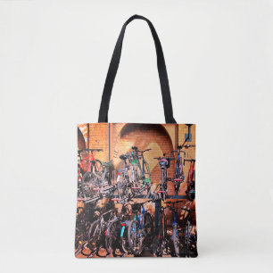Bike stand tote bag