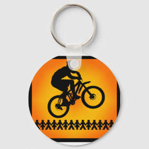 bike Star Shoot Key Ring