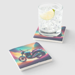 bike stone coaster