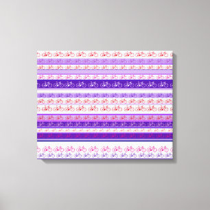 bike stripes decor wall