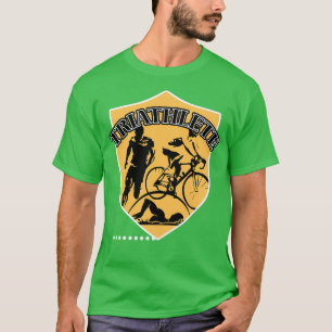 Bike Swim Run Triathlon Hobby Sport Game Gift 21 T-Shirt