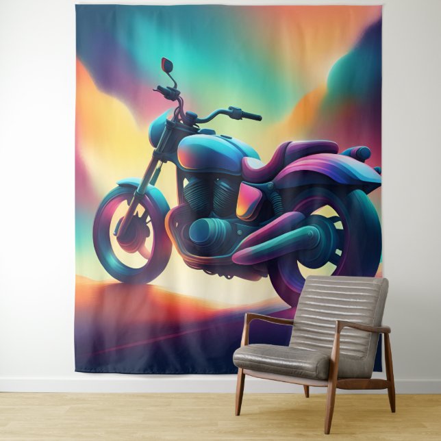 bike tapestry (In Situ)
