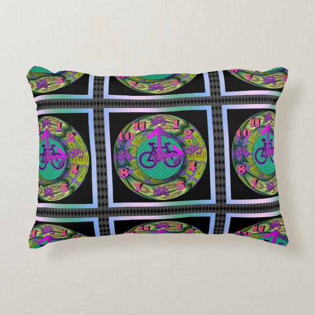 Bike Time  Decorative Cushion (Front)