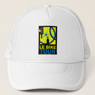 Bike Tour Art Trucker Hat