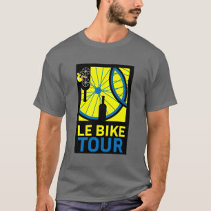 Bike Touring Art T-Shirt
