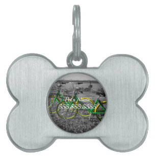 Bike Triplets Select Colour Pet ID Tag