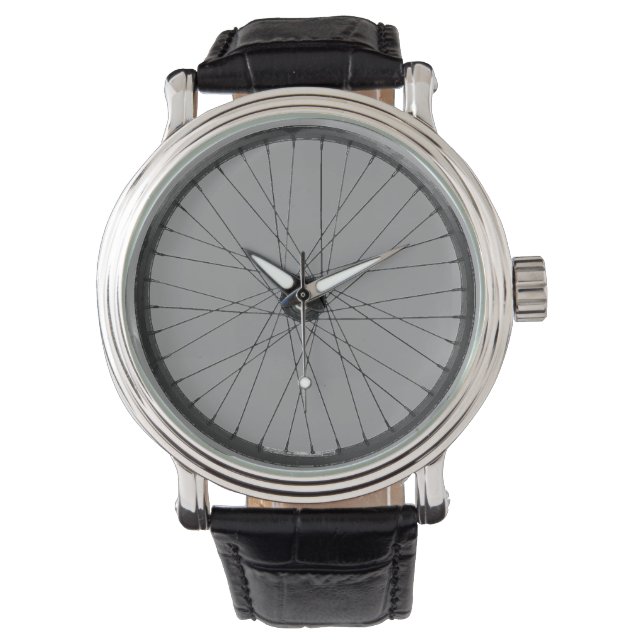Bike wheel simple & cool watch (Front)