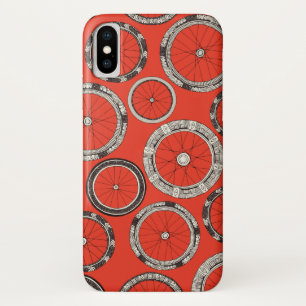 bike wheels fire orange Case-Mate iPhone case