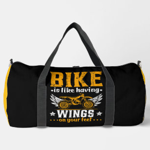  Bike Wings On Your Feet Duffle Bag