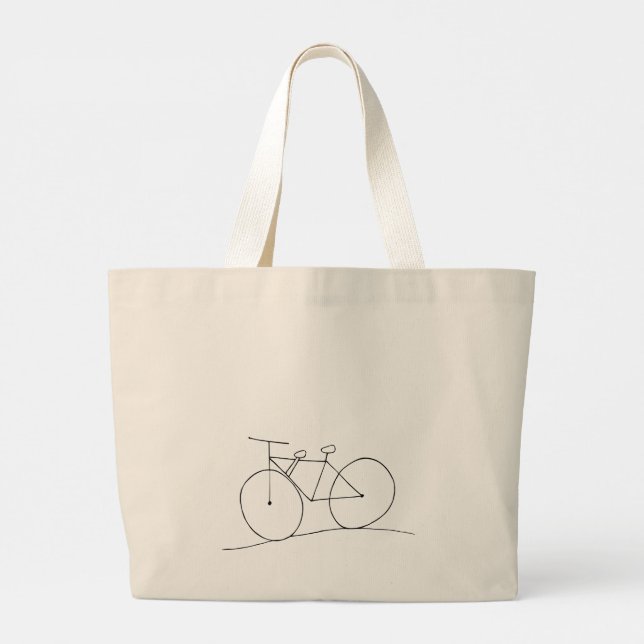 Bike with Two Seats Tote (Back)