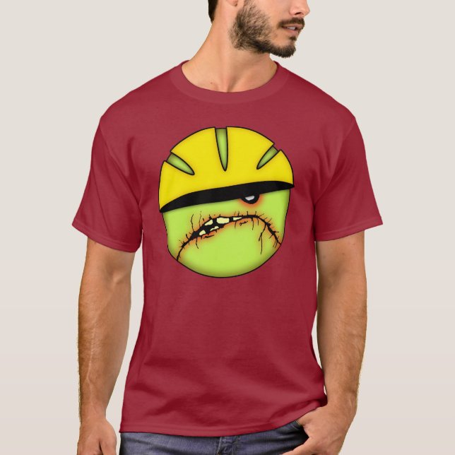 BIKE ZOMBIE BIG HEAD T-Shirt (Front)