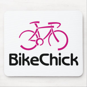 BikeChick Logo (new) Mouse Pad