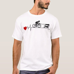 Bikejoring DogScooting Dog Sport Bike Bicycle T-Shirt