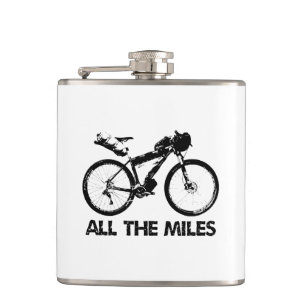 Bikepacking All The Miles Hip Flask