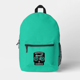Bikepacking America Printed Backpack