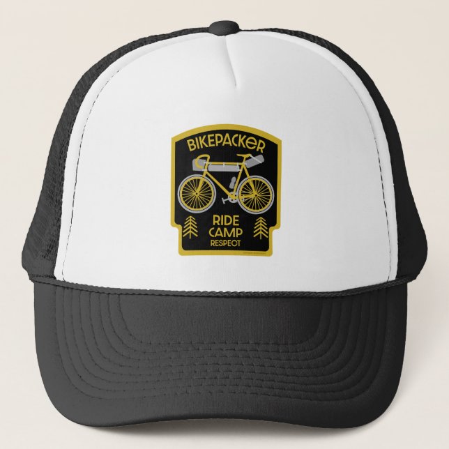 Bikepacking | Backpacking | Touring | Camping Trucker Hat (Front)