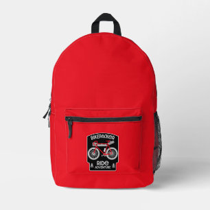 Bikepacking Bike Touring Printed Backpack