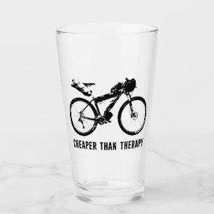 Bikepacking, Cheaper Than Therapy Glass