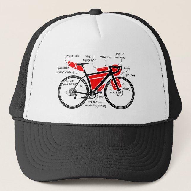 Bikepacking Trucker Hat (Front)