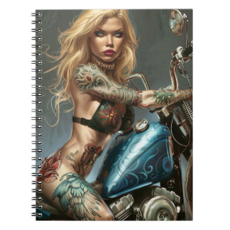 Biker Babe10 Notebook