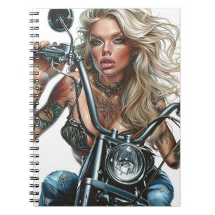 Biker Babe15 Notebook