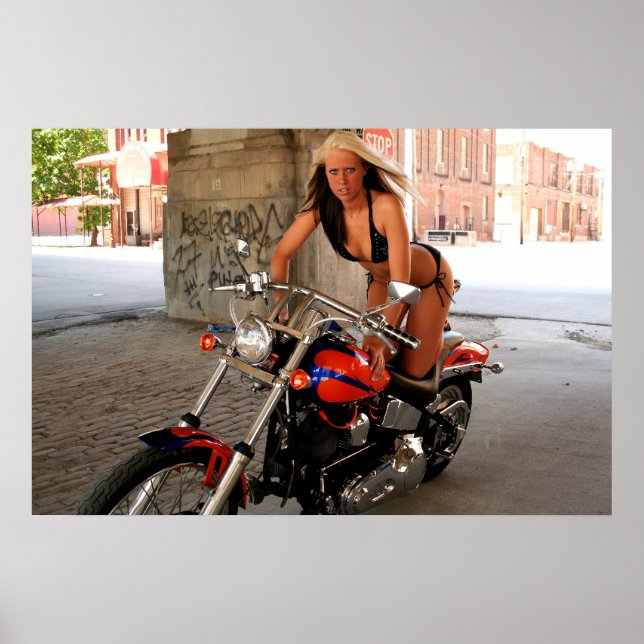 Biker Babe Poster (Front)