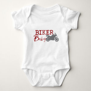 Biker Baby Baby Bodysuit