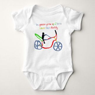 Biker Baby Baby Grow Baby Bodysuit