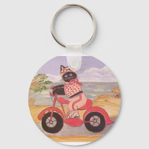 BIKER BETTY KEY RING