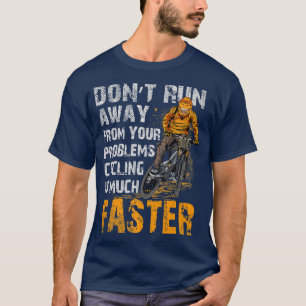 Biker Bicycle Cycling Cycle Rider Bike Ride 182 T-Shirt