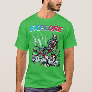 Biker Bicycle Cycling Cycle Rider Bike Ride 190 T-Shirt