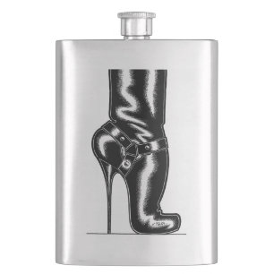 Biker Boot Hip Flask